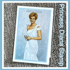 👑 Princess Diana Commemorative Postage Stamp